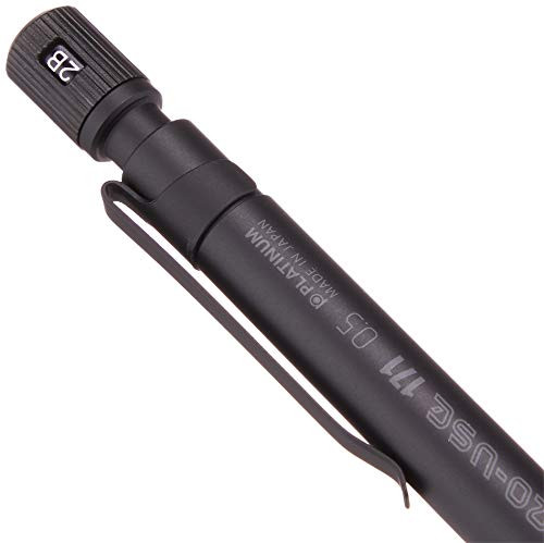 Platinum Pro Use 171 Mechanical Pencil Matt Black 0.5 mm, MSDA-2500B