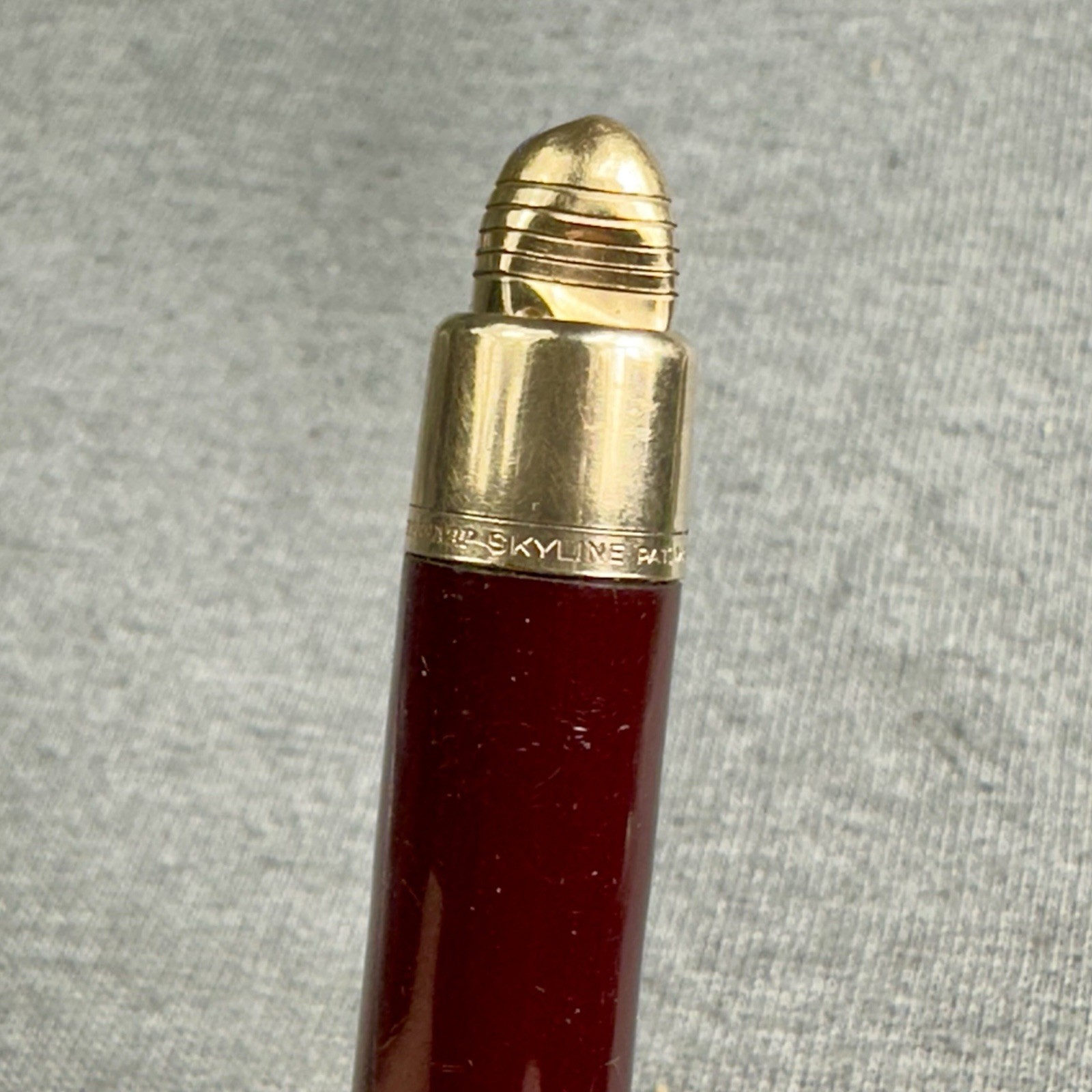 Vintage Eversharp Skyline Mechanical Pencil Maroon Gold Filled Trim USA Working
