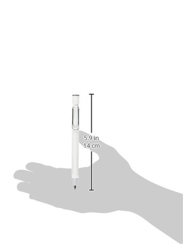Safari Mechanical Pencil 0.5mm White L119WE Drafting Writing Tool
