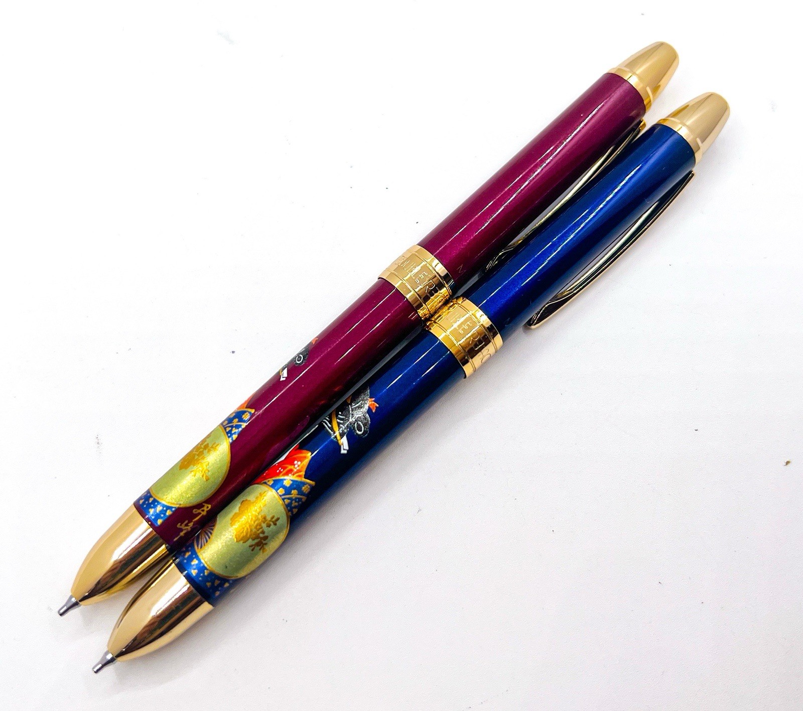 NOS platinum Makie 2pcs lady Sign Multi Function Pen Mechanical Pencil Ballpoint