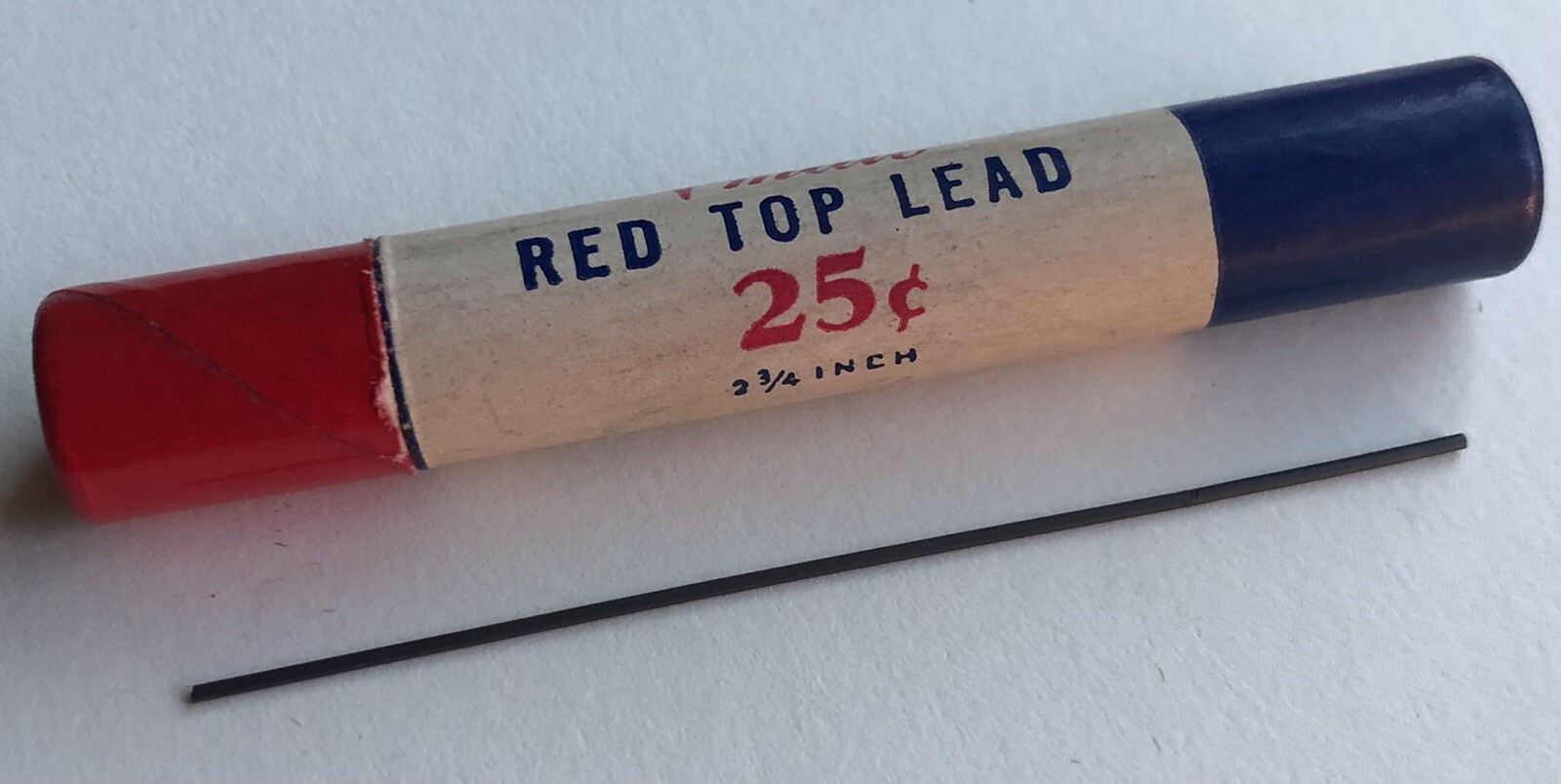 Vintage EVERSHARP VMAIL Mechanical Pencil Lead Soft Black .9mm NOS 36pk WWII USA
