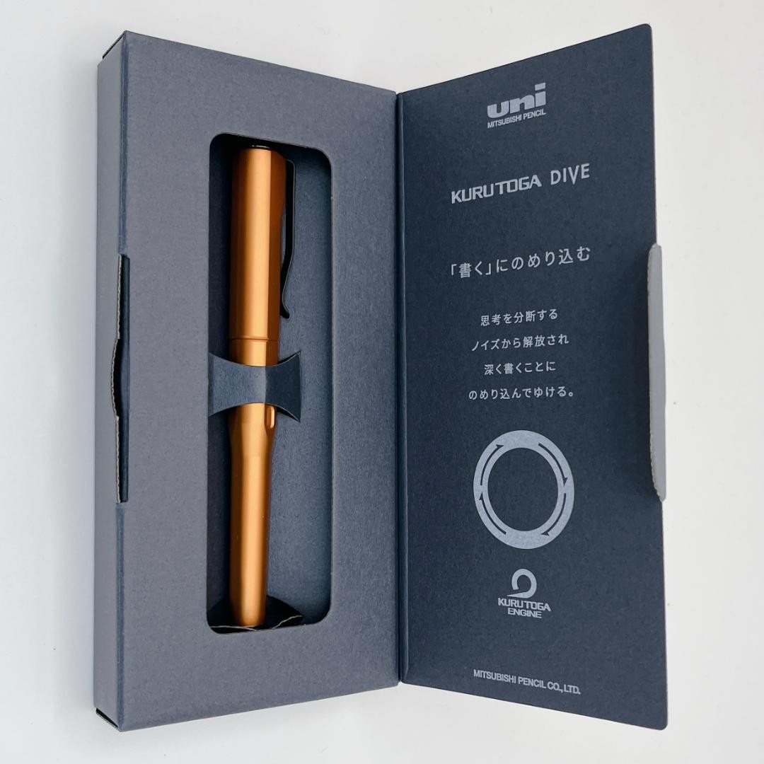Uni Kuru Toga Dive Mechanical Pencil 0.5mm Twilight Orange M5-5000 Mitsubishi