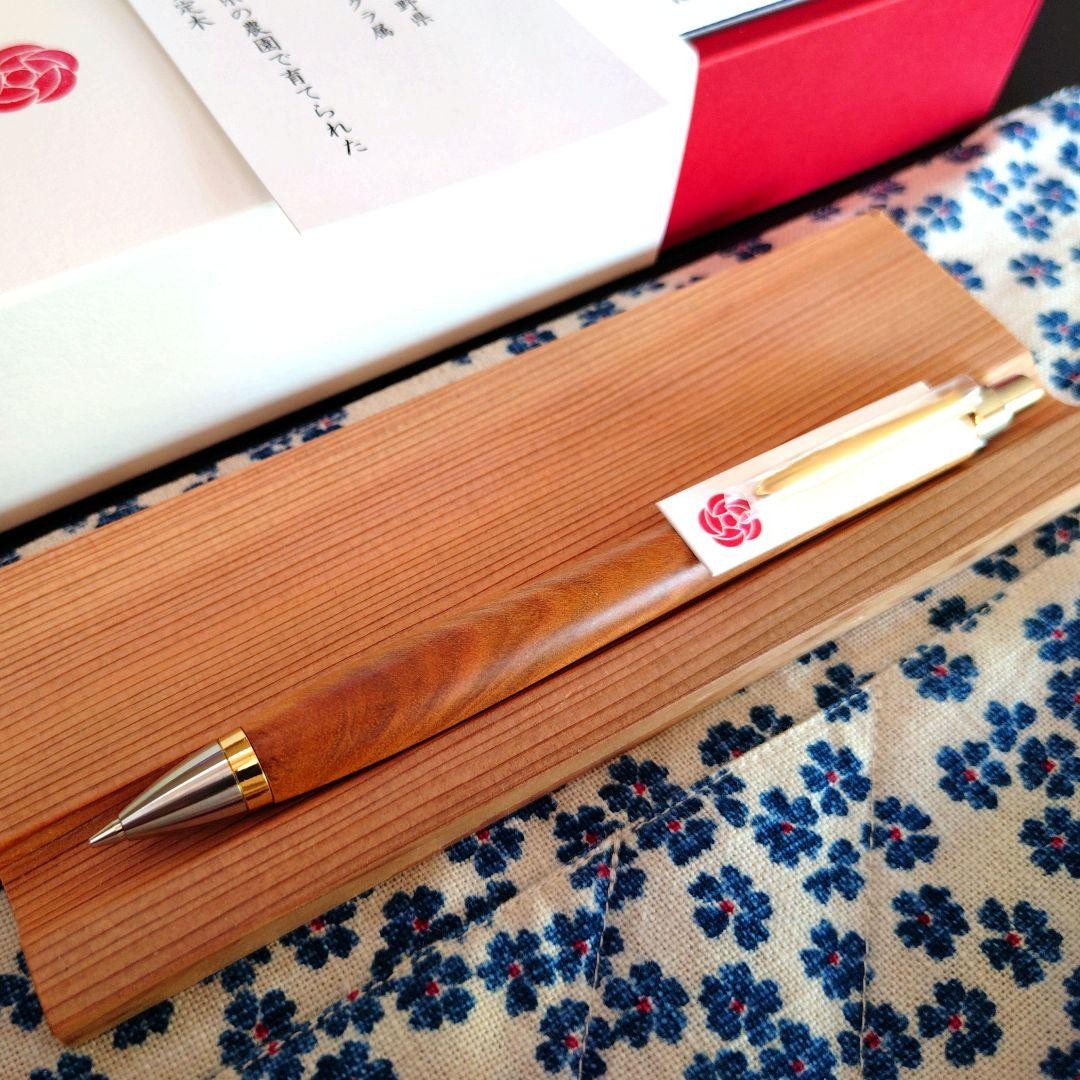 [Takumi Shu Shu Tsubaki/Aketsubaki] Mechanical pencil (cherry) Old wood pen