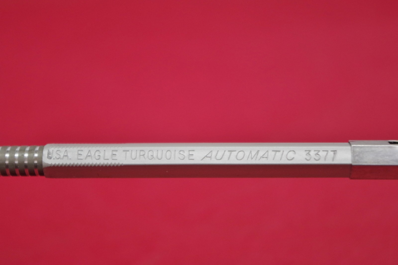 Vintage EAGLE Turquoise Automatic 3377 Mechanical Drafting Pencil with Case #2