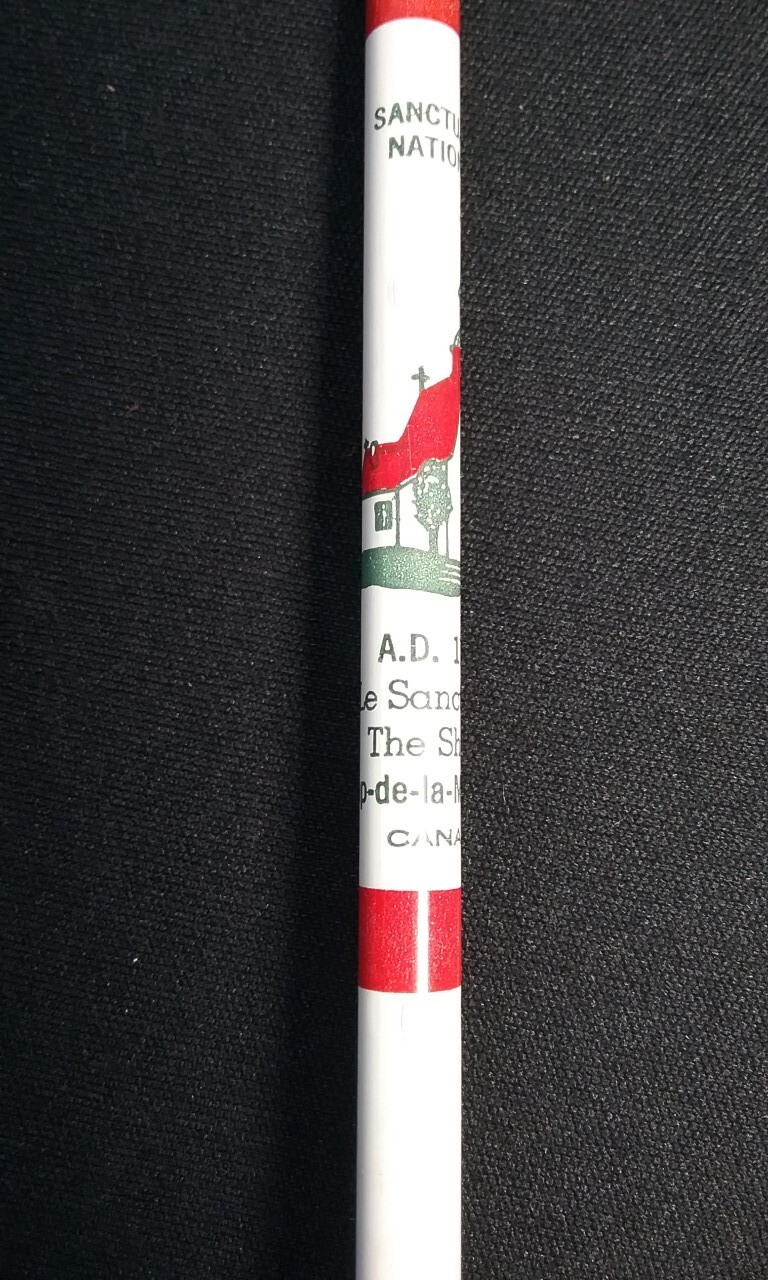 Vtg Quebec Souvenir Pencil Le sanctuaire A D 1714 The Shrine Cap-de-la Madeleine