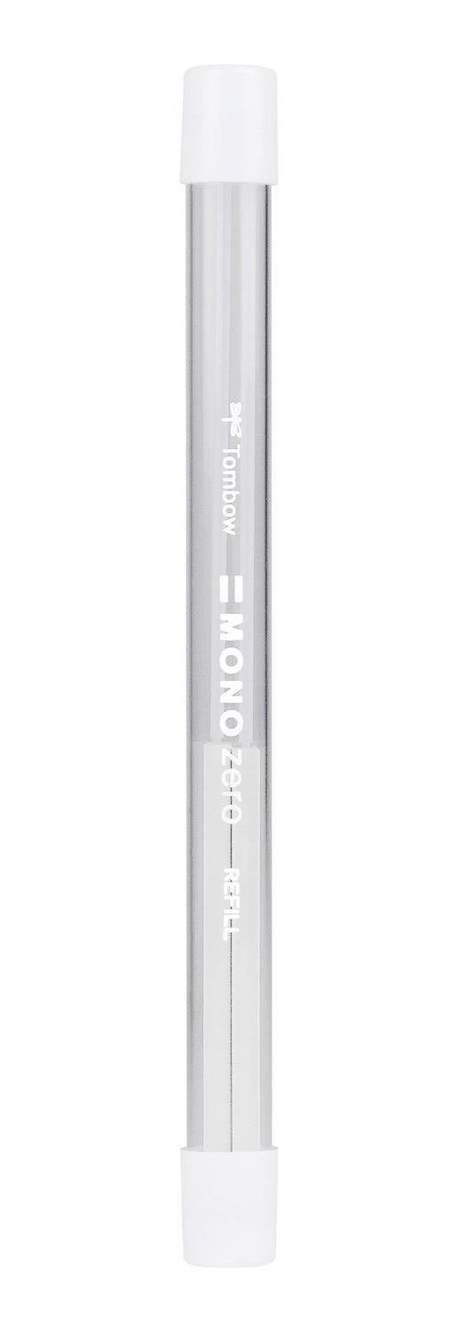 2 PCS Mono Zero Rectangular Tip Refill Eraser White 2.5x5mm For Precision