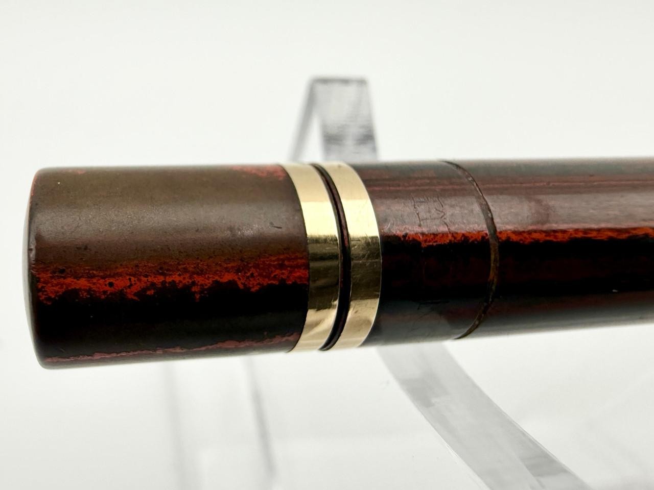 CONKLIN ENDURA OVERSIZE WOODGRAIN HARD RUBBER MECHANICAL PENCIL RARE