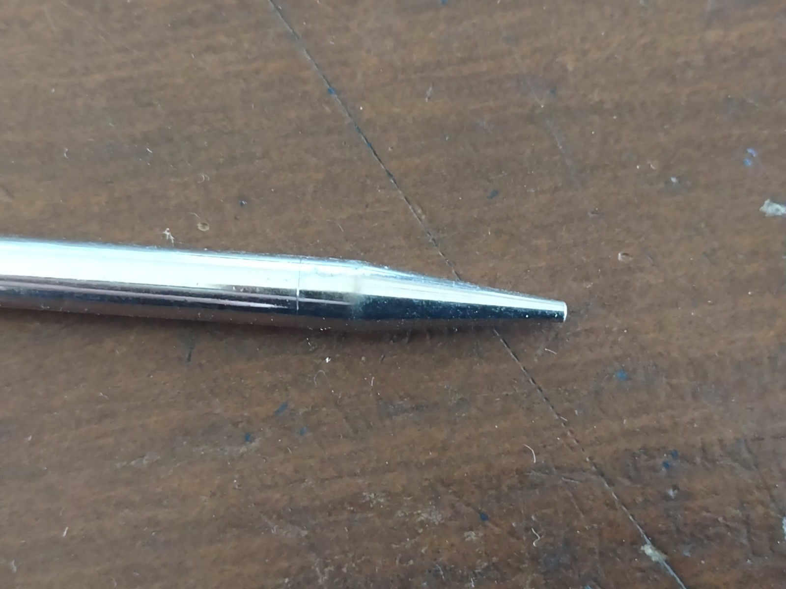 Vintage Ketcham & McDougall Retractable Broach pin Mechanical Pencil Silver tone
