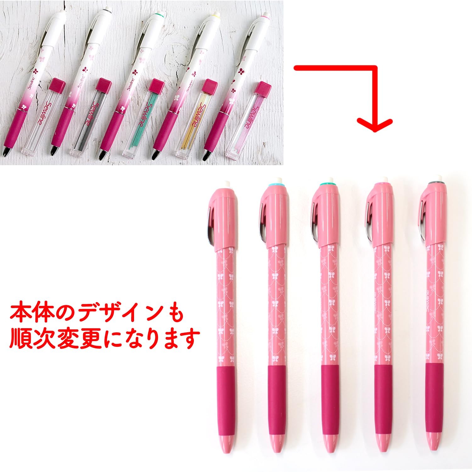 White Ceramic Lead Fabric Pencil, Lead Refill, Sewing Marking Tool Accessory