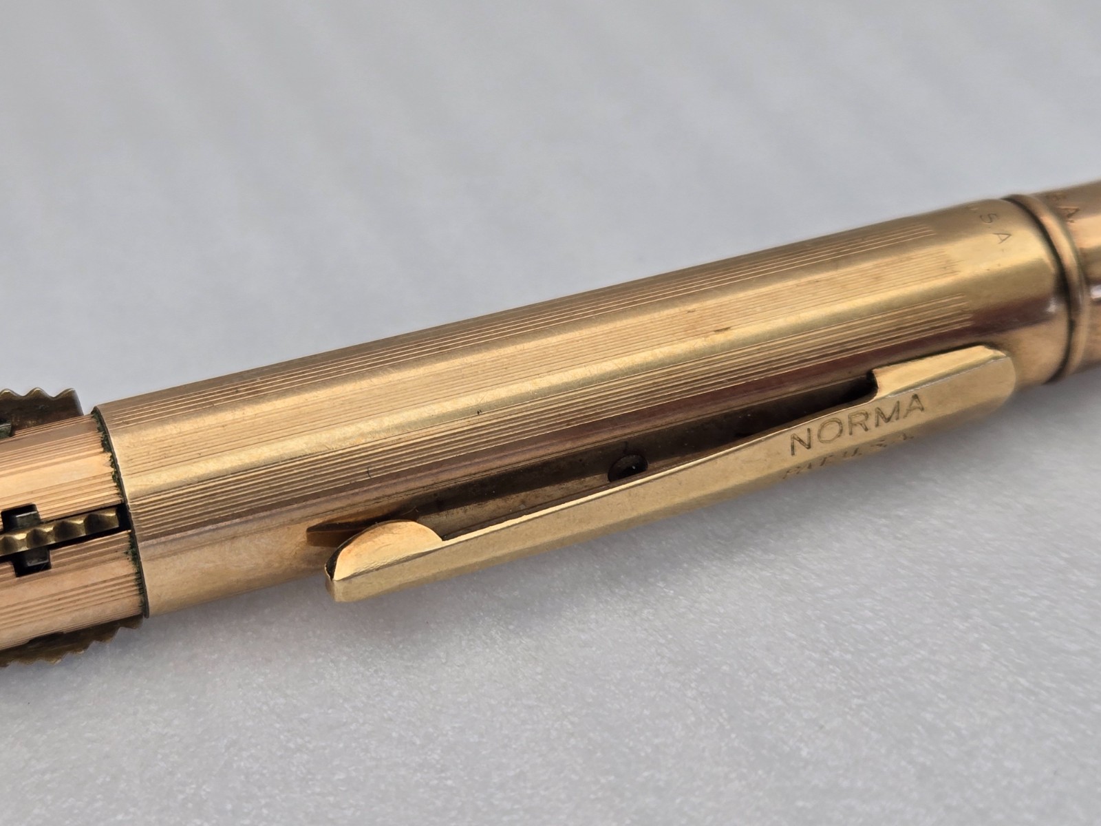Vintage EVERSHARP 4 Color Mechanical Pencil 14K Gold Filled 1/10 Norma USA Work