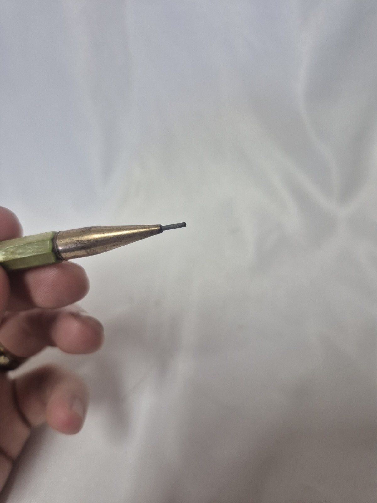 Vintage Venus Pointed American Pencil Co Gold Filled And Green Mechanical Pencil
