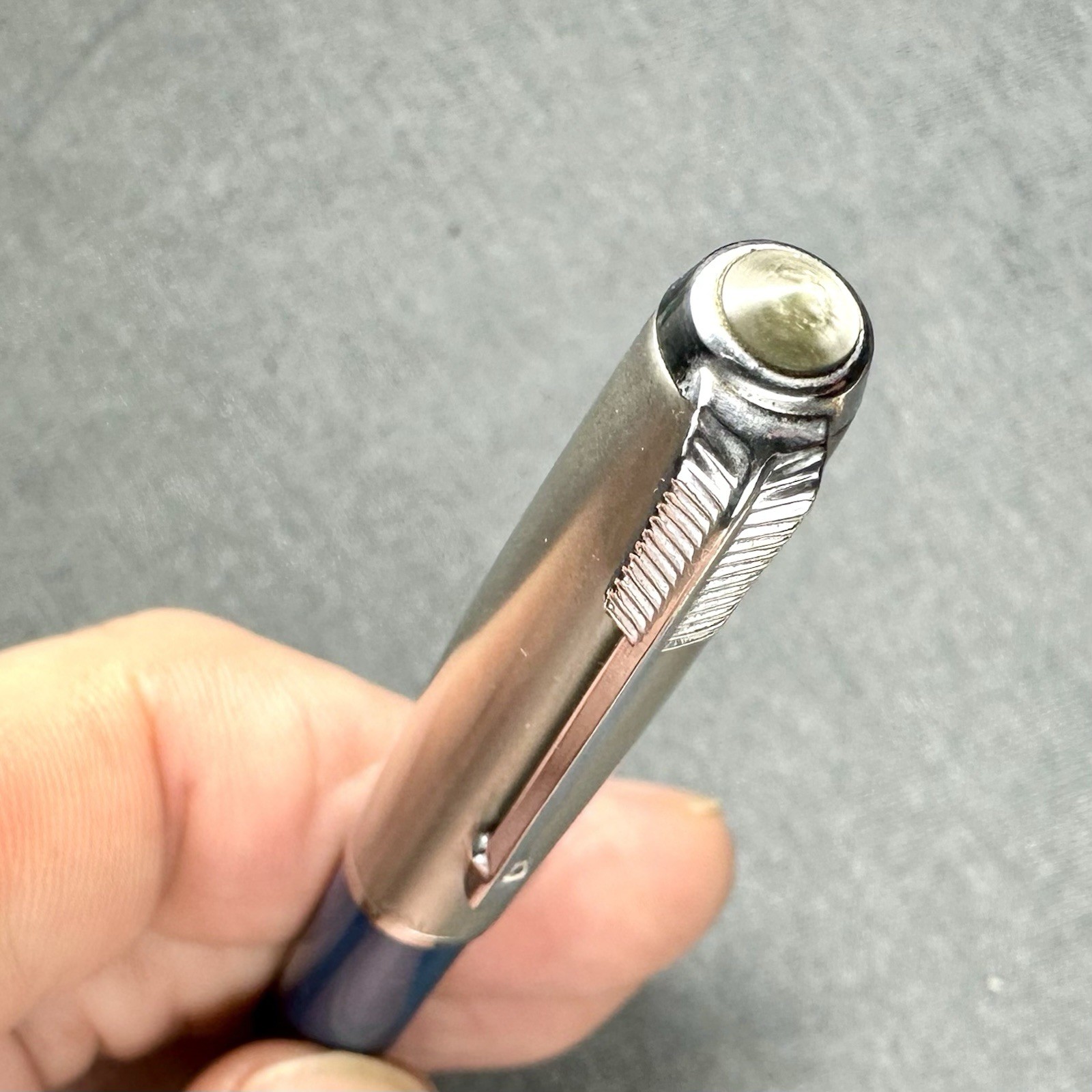 1948 Parker 51 Demi Repeater Pencil Teal Blue w/Stainless Steel Lusterloy Cap