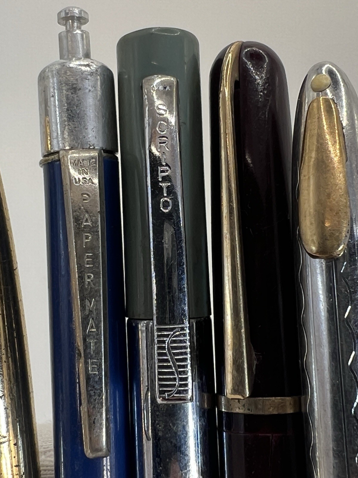 Vintage Pen & Mechanical Pencil Lot 21pc Parker PaperMate Scripto USA