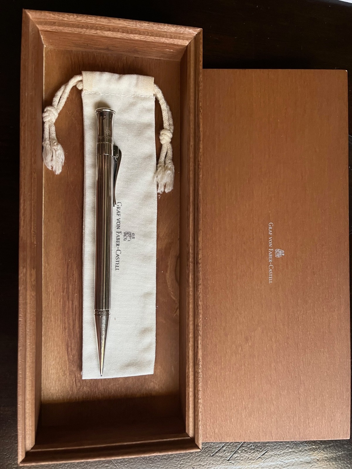 Graf von Faber Castell classic mechanical pencil sterling silver