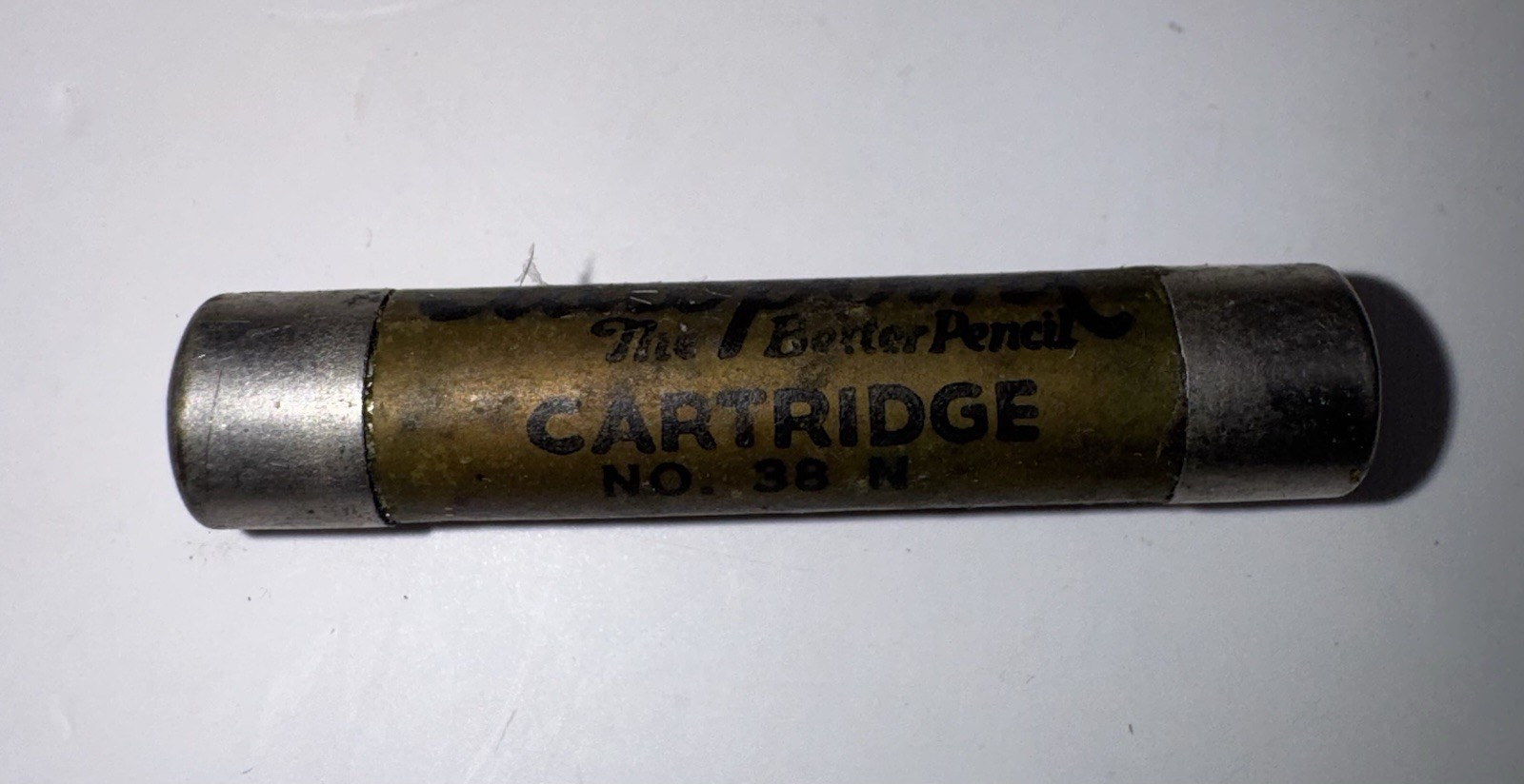 Vintage Autopoint Cartridge Lead Holder Pencil No. 38N Black w/ Leads USA NOB