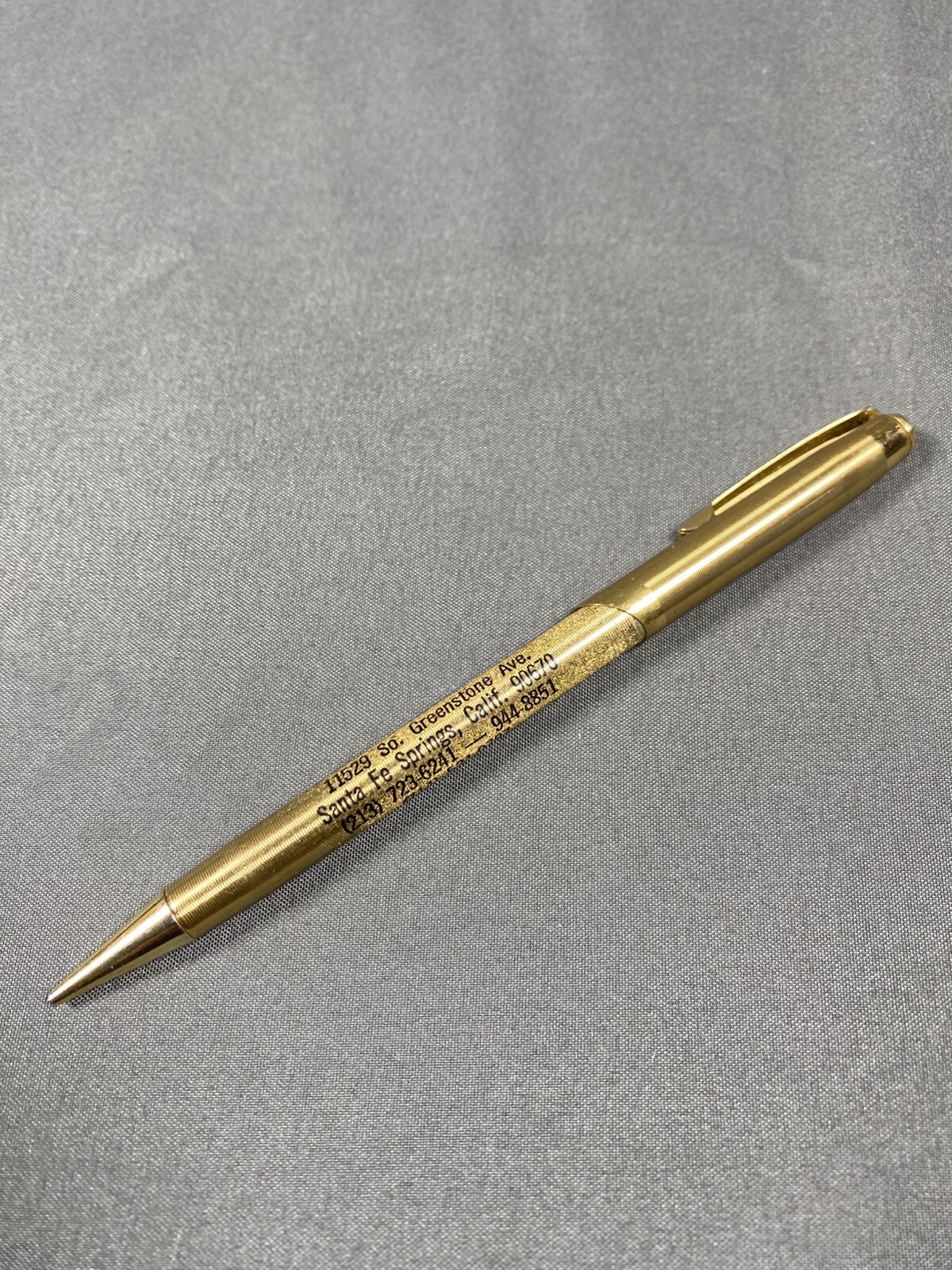 Ritepoint Advert. Pencil – Pacific Pipeline Construction Co Santa Fe Springs CA
