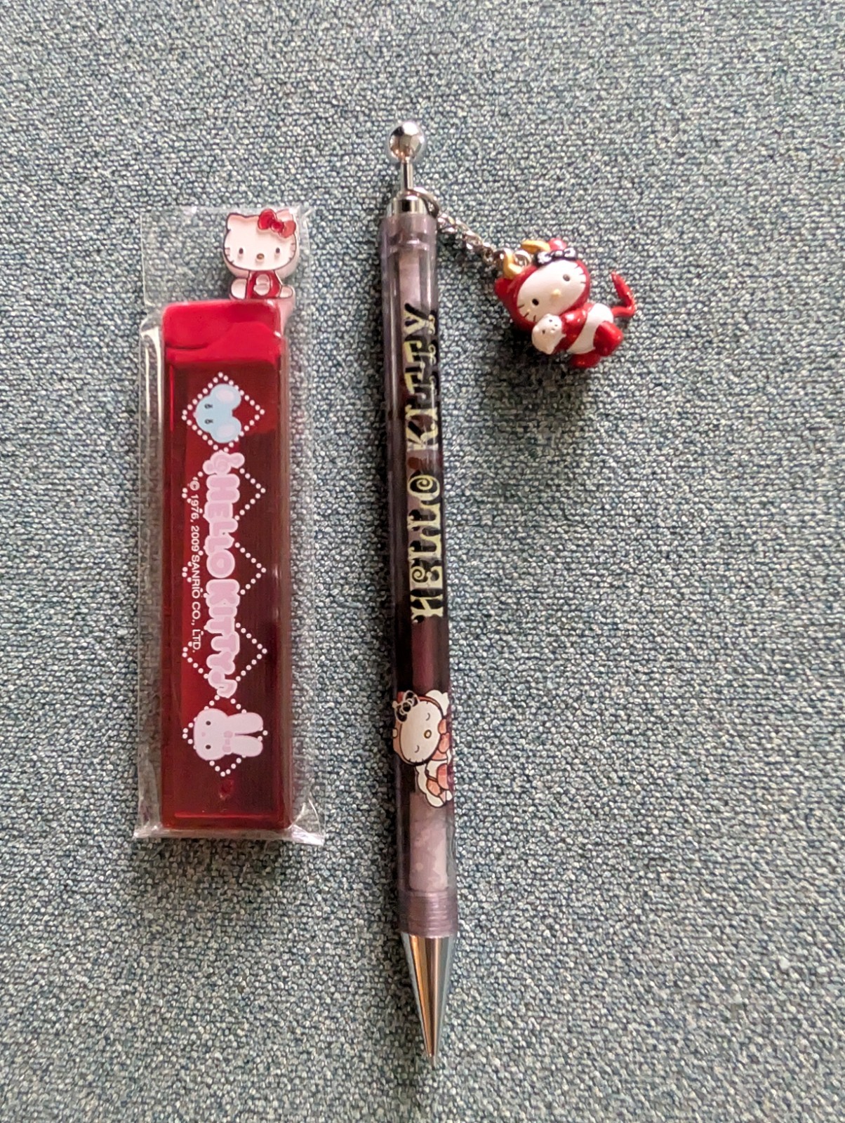 Very Rare Hello Kitty Mechanical Pencil & Lead Refills Kitty Baby 2006 & 2009