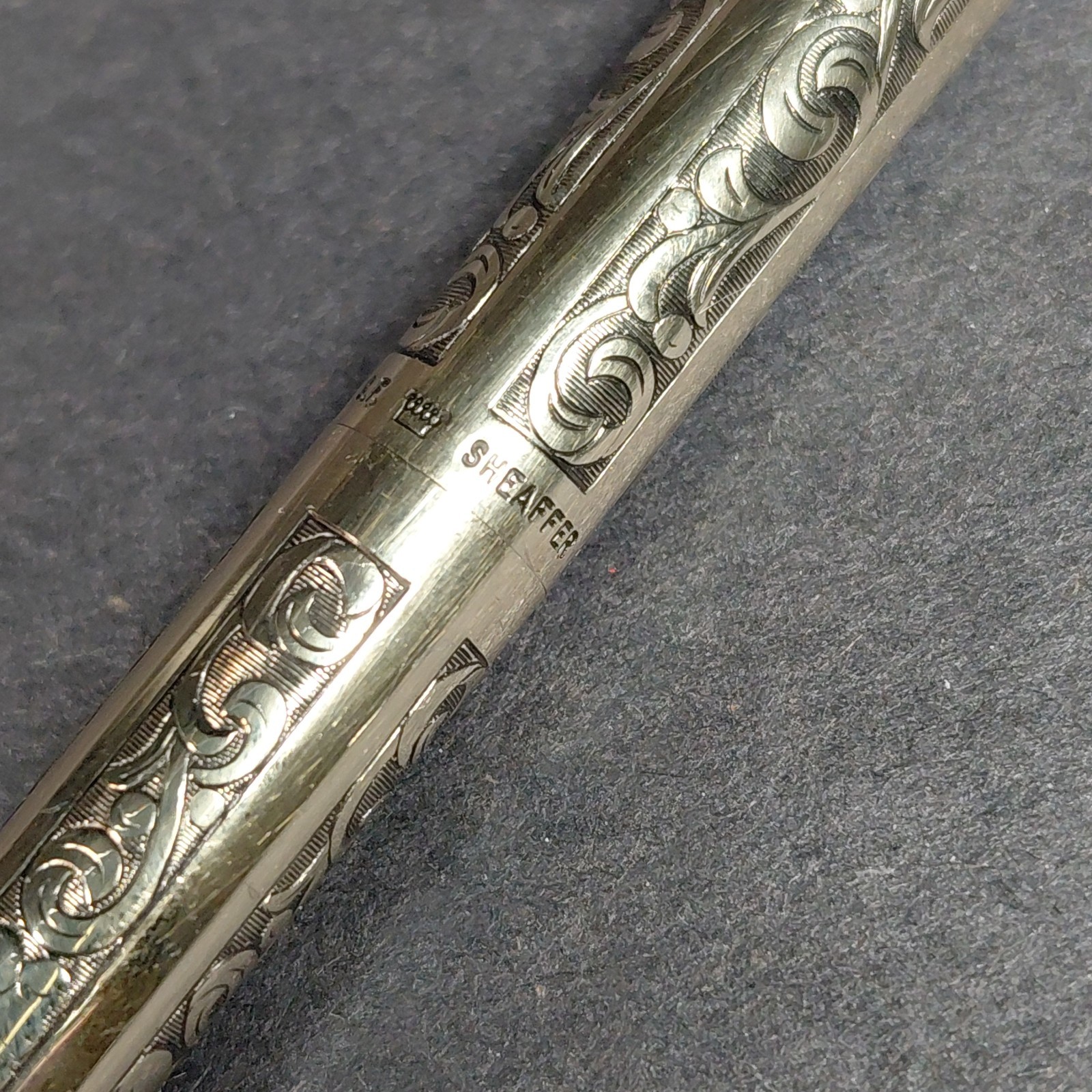 VTG Sheaffer Grape Vine 1/30 12k Gold Filled 0.9 MM Pencil USA Grapes and Leaves