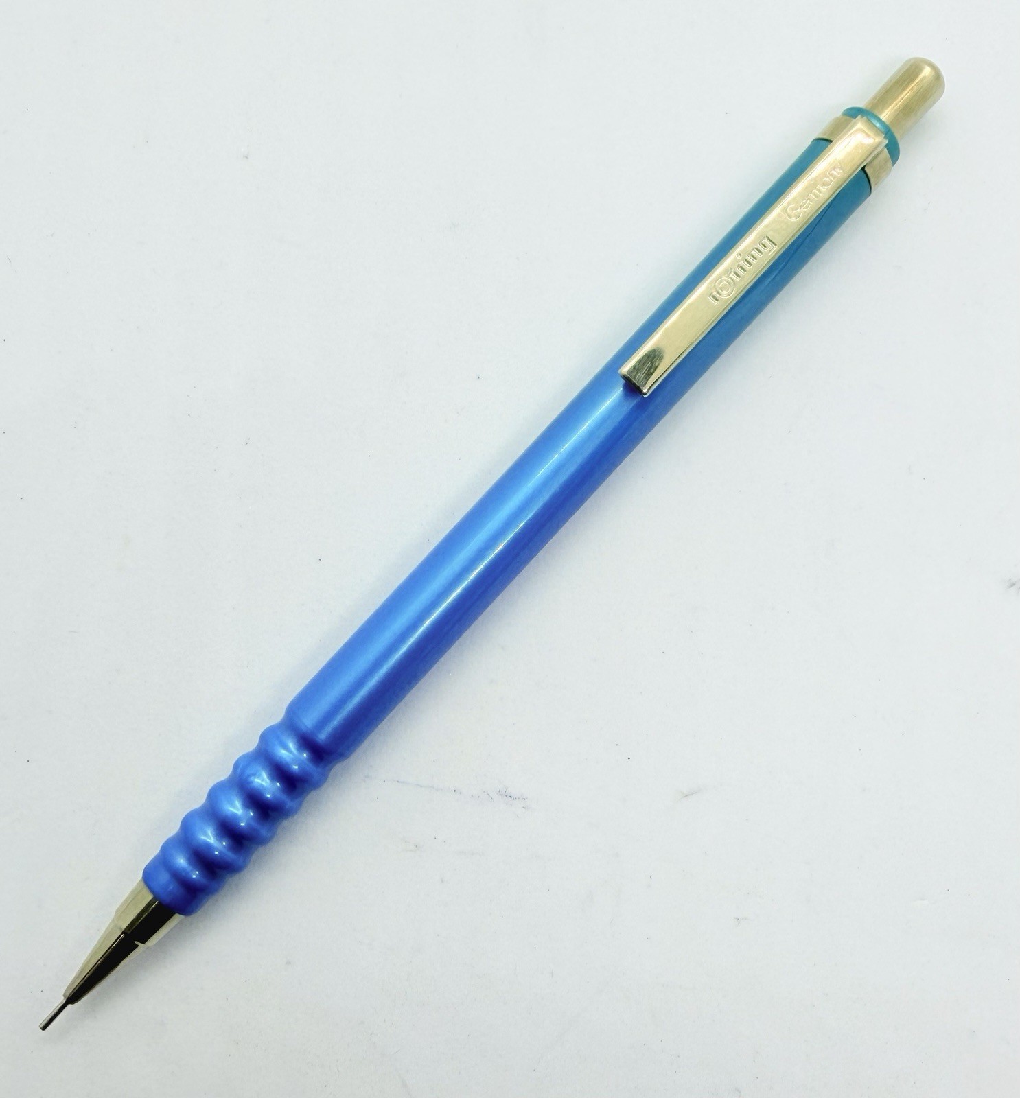 NOS rotring tikky special Mechanical Pencil Shiny Blue 0.5 0.5mm Super Rare
