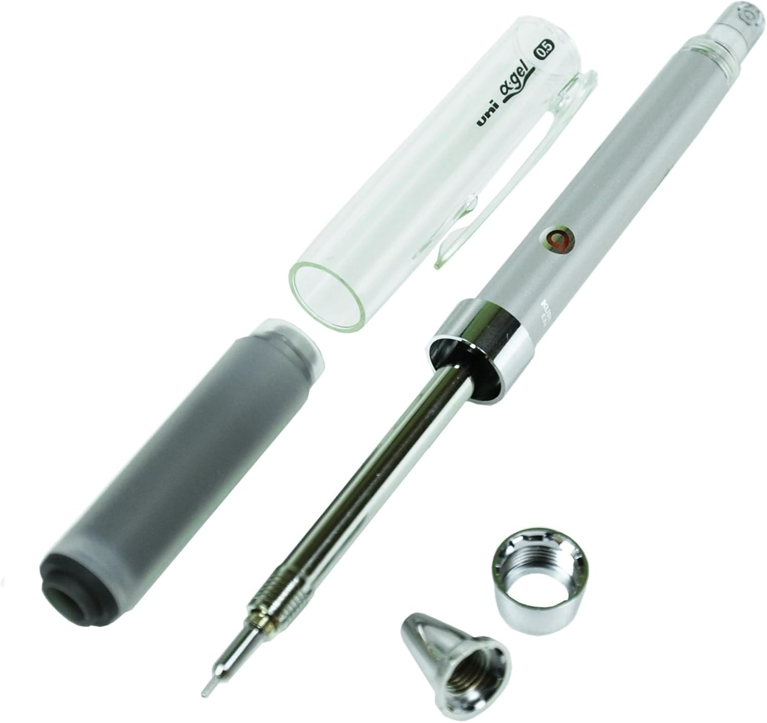 Uni Alpha-Gel Kuru Toga Mechanical Pencil, 0.5 Mm, Black Body (M5858GG1P.24)