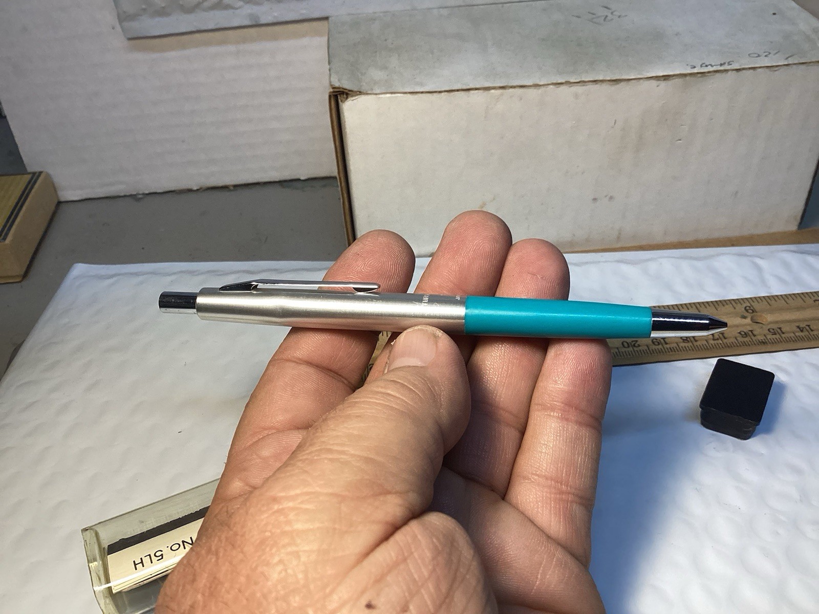 Vintage BEROL Turquoise Mechanical No. 5LH Pencil. IN BOX