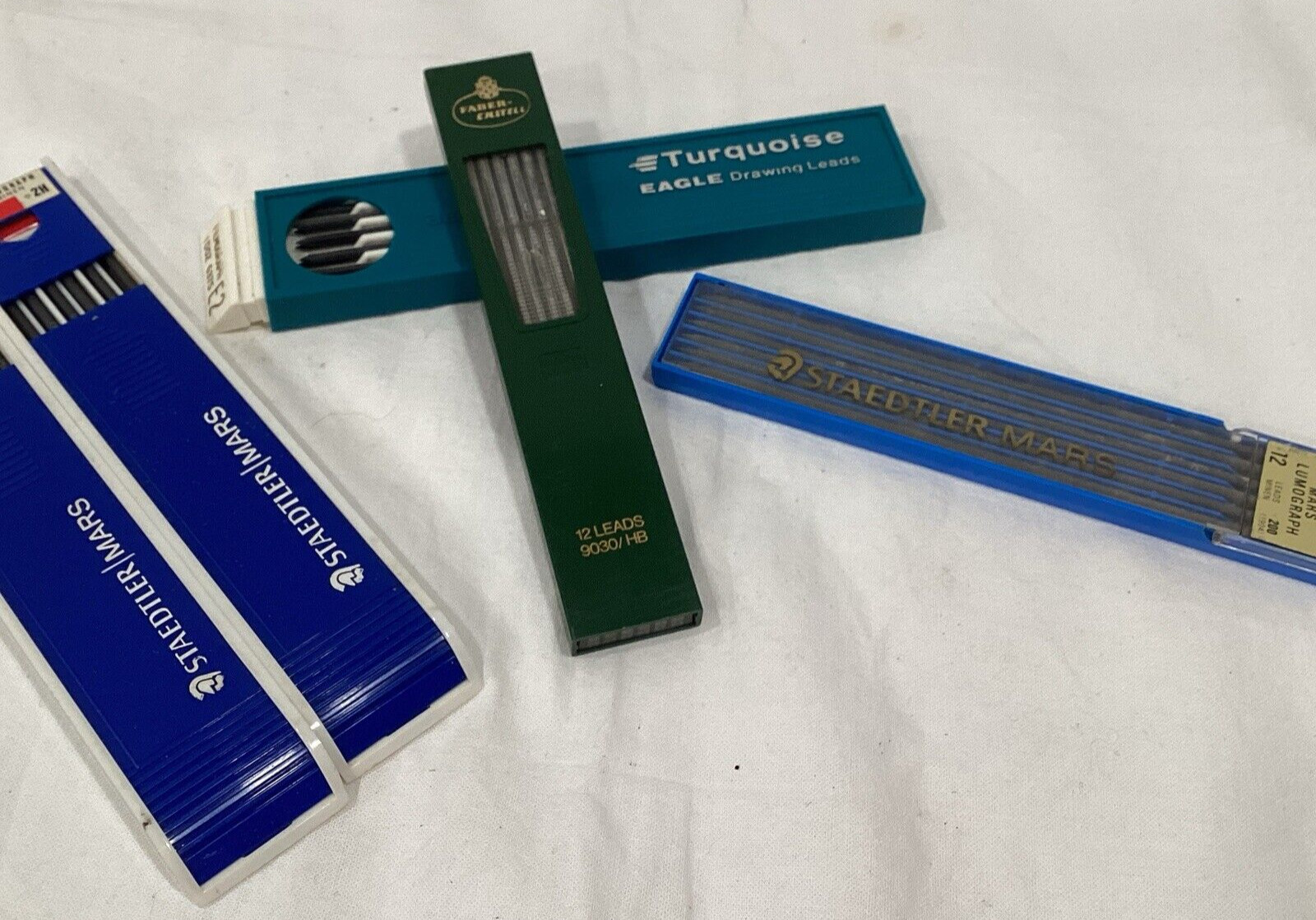 VTG Eagle AW Faber Castell Staedtler Drawing Refill Lead West Germany Lot Of 5