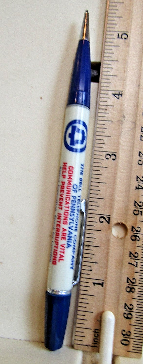 VG 1970’s The Bell Telephone Company Of Pennsylvania Durolite Mechanical Pencil