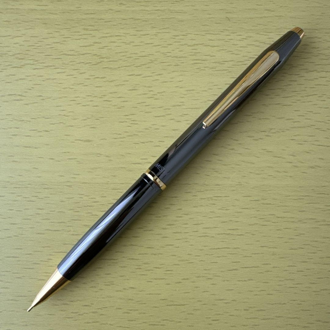Kokuyo Mistral Body Knock Mechanical Pencil black/gold made japan Discontinued