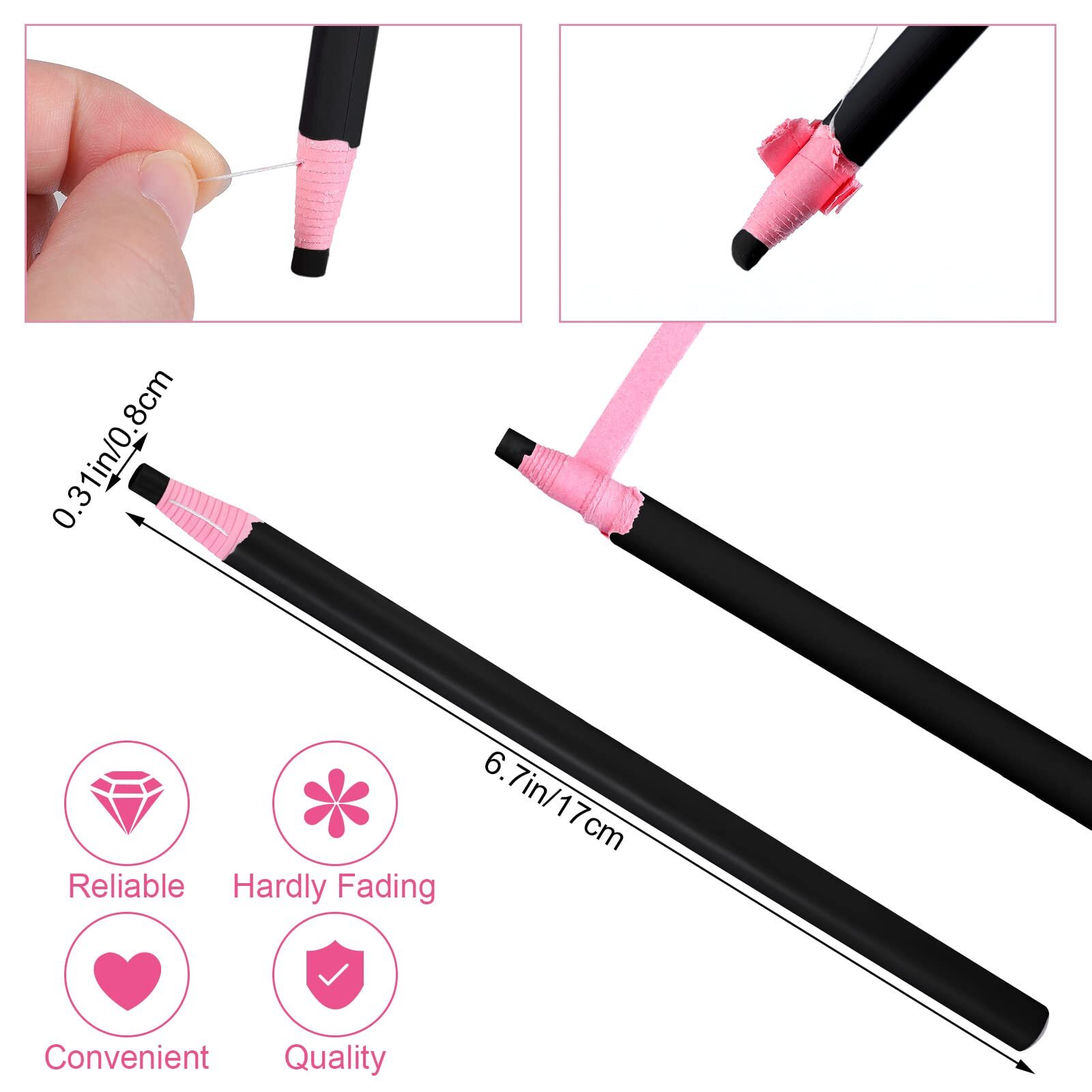 Tinlade 36 Pcs Peel off China Markers Grease Pencils Mechanical Wax Pencil Ma…