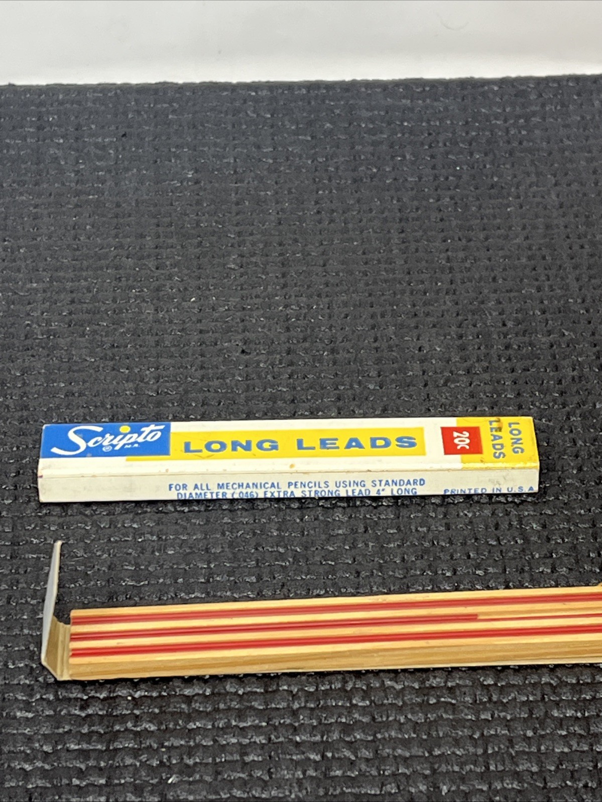 Vintage Scripto Mechanical Pencil Red Long 6 Pack E540
