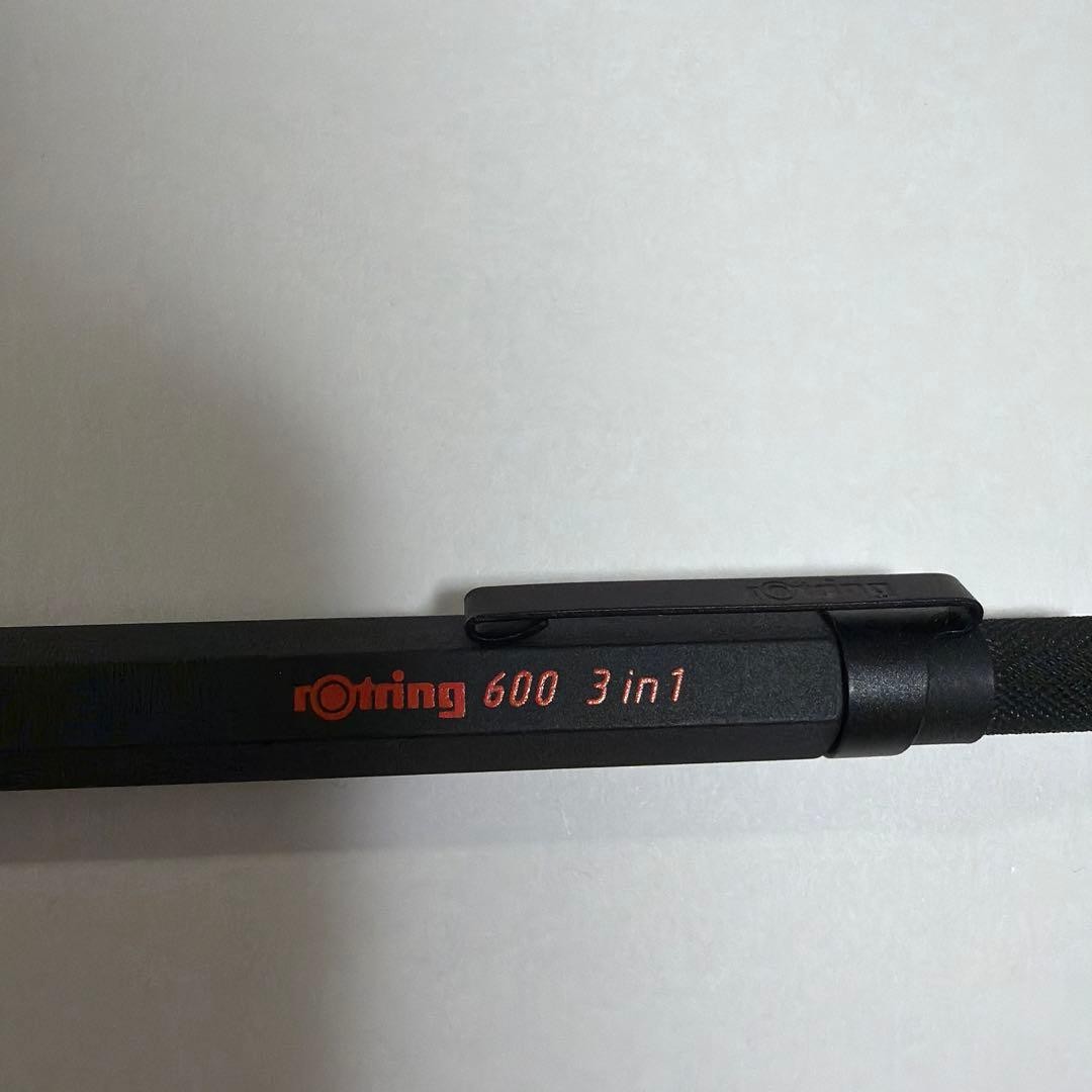 rotring 600 3 in 1 multifunction pen black