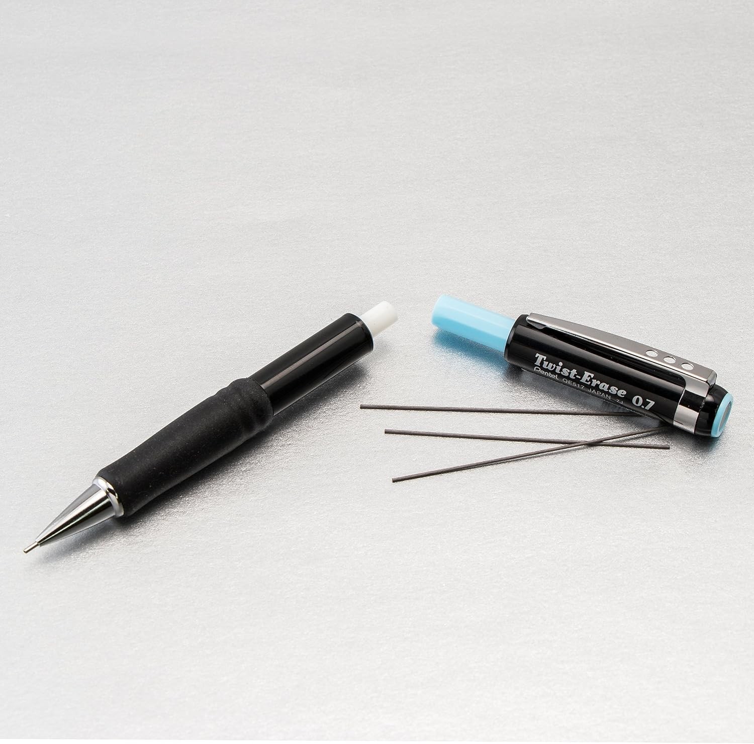Twist-Erase III Mechanical Pencil 0.7mm, Black Barrel, 12 Pack – Comfort & Style