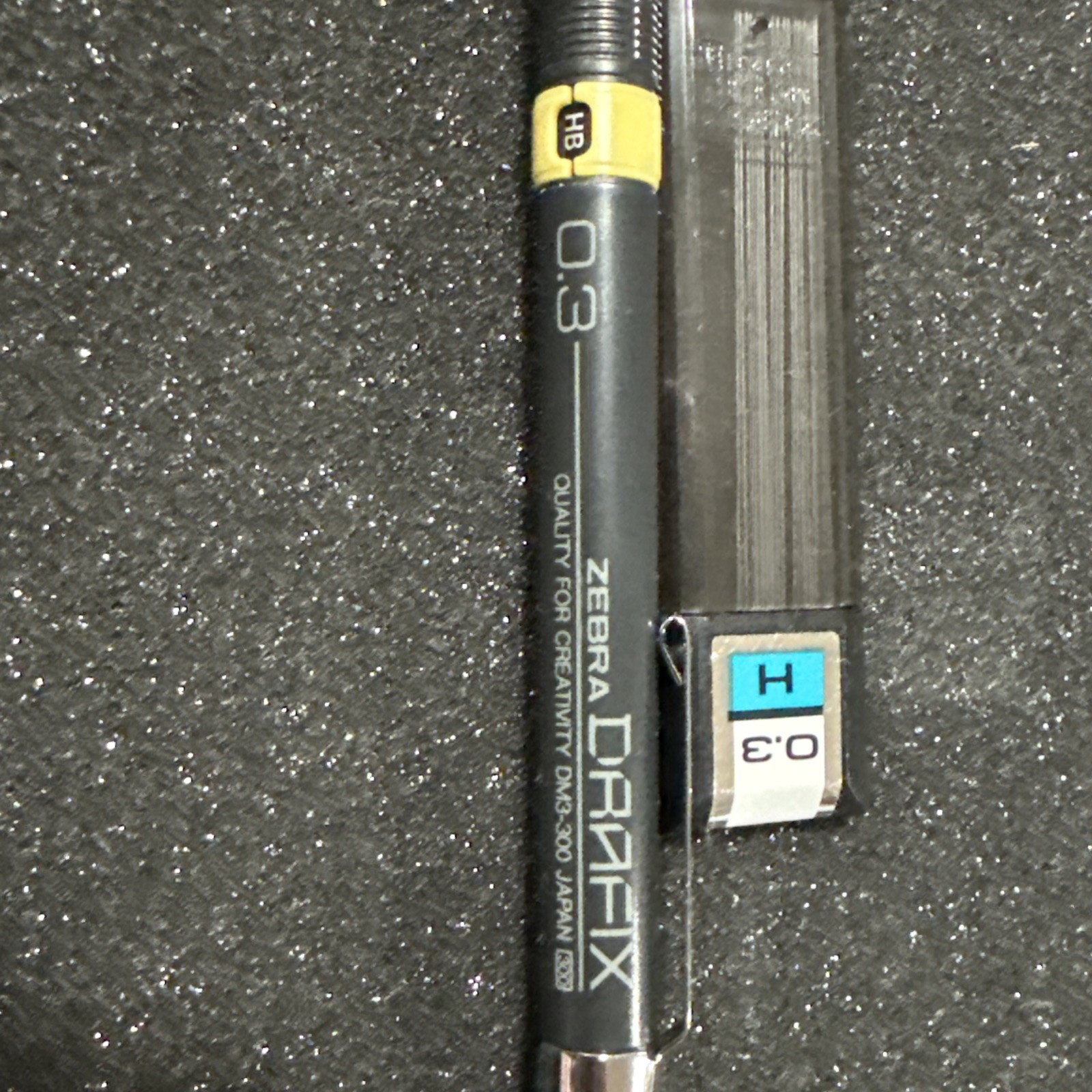 Zebra Drafix mechanical Pencil DRAFIX HB 0.3mm Japan