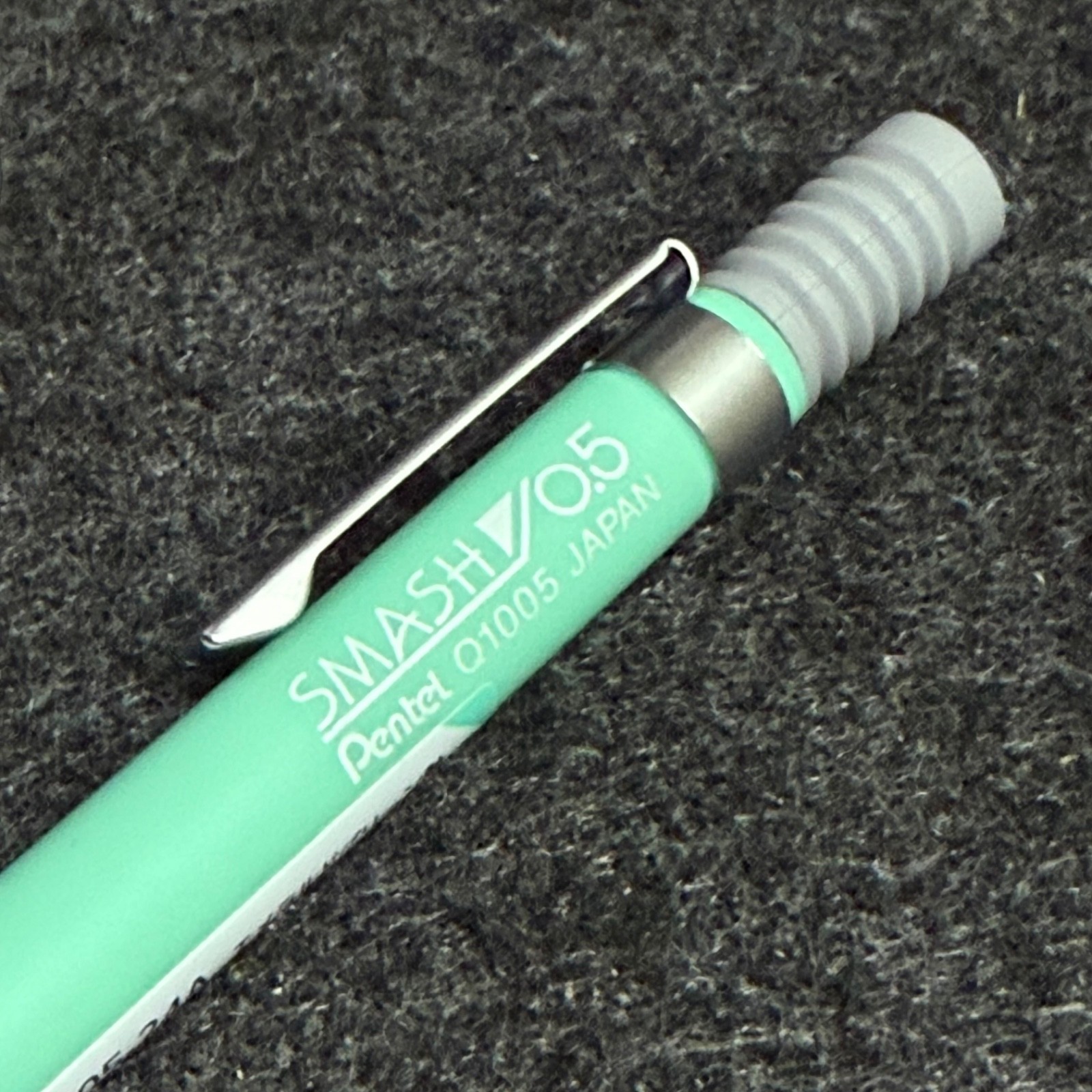 Pentel Smash Amazon Limited Emerald Green 0.5mm Q1005-24A Pencil Clear Grip New