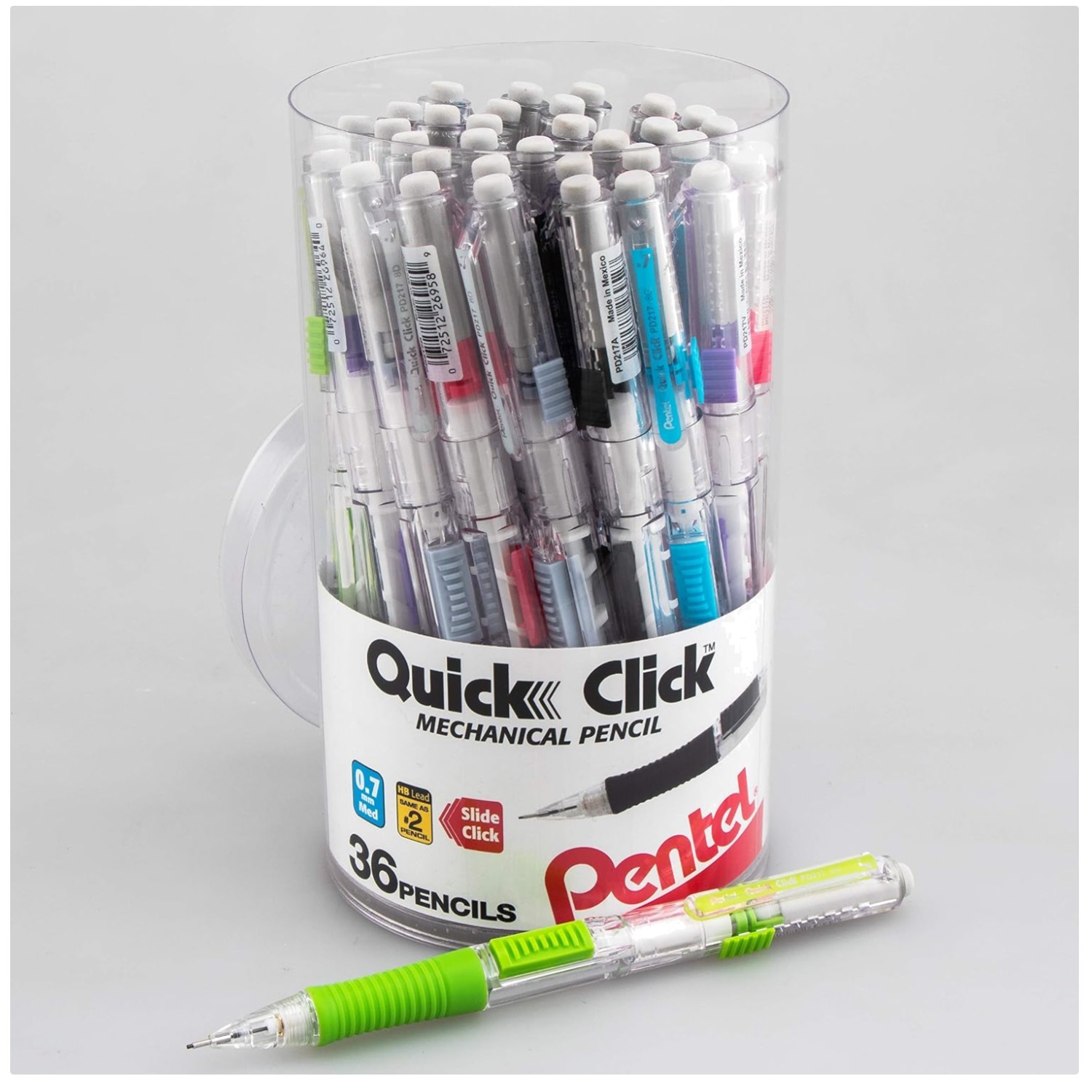 Quick Click Side-Advance Pencil Canister, 36 Count
