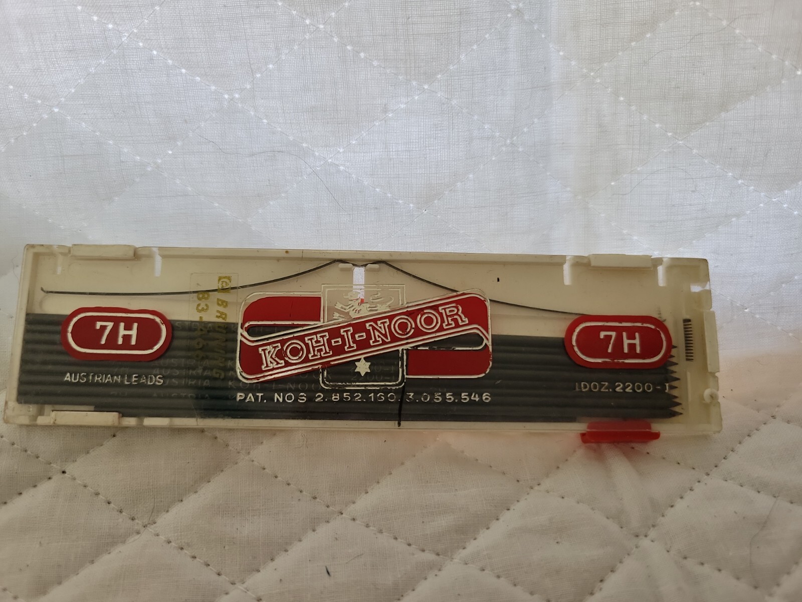 Vintage Koh-I-Noor Austrian Pencil Leads No. 7H & H Made in Italy