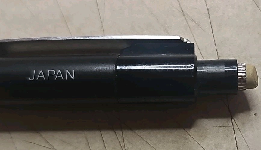 VTG Sanford DIGIT 0.5mm Mechanical Pencil Black, Japan, Missing Eraser Cap.