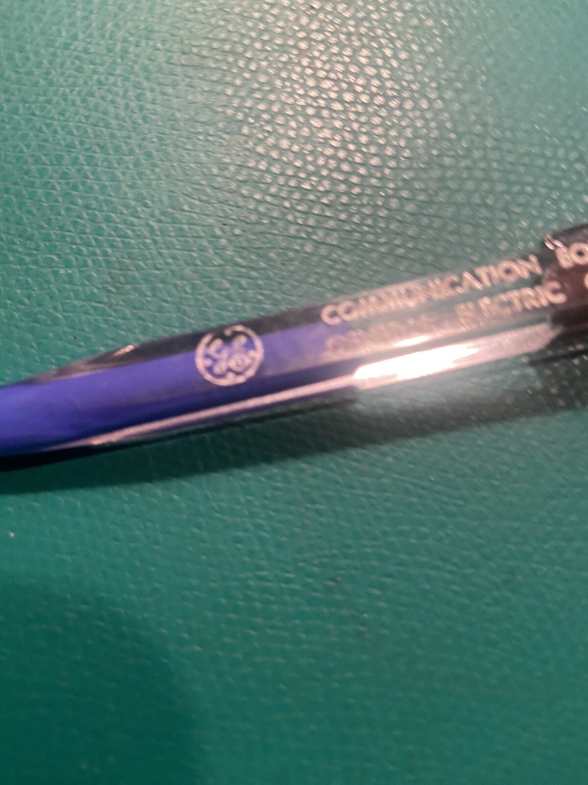 Vintage General Electric Communication Equipment Mechanical Pencil Square Clear