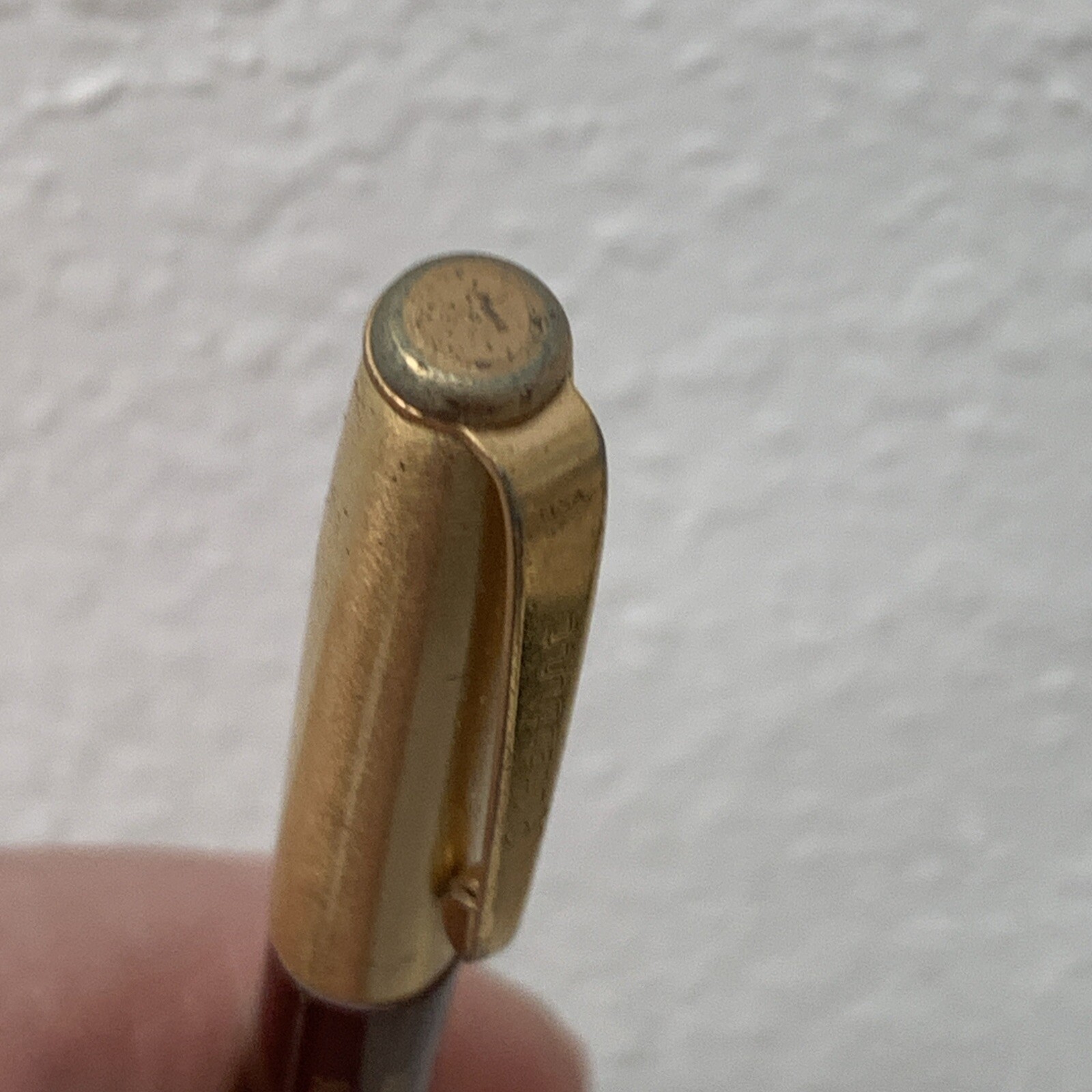 Vintage Ritepoint Mechanical Pencil Gold Advertising Sentinel Federal Loans