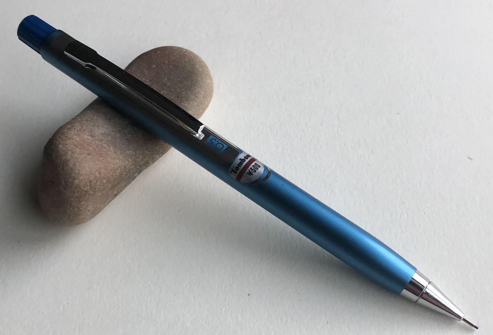 Vintage TOMBOW MONO 15 Mechanical Pencil .5mm Lead Sticker NOS Blue Japan