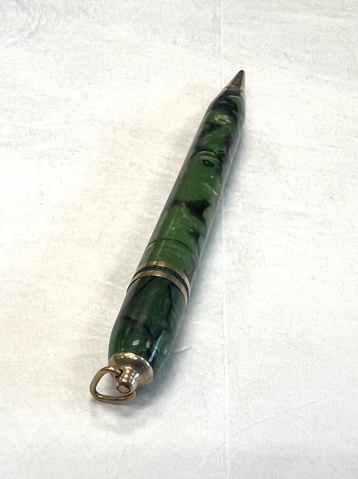Conklin Endura Symetrik Mechanical Pencil Marbled Green Vintage And Rare