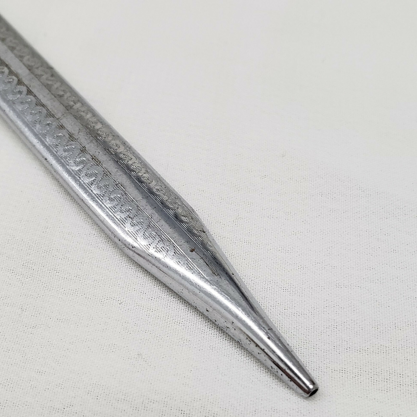 Vintage Alamenagere Engraved Mechanical Pencil 1.1mm France Green Tassel
