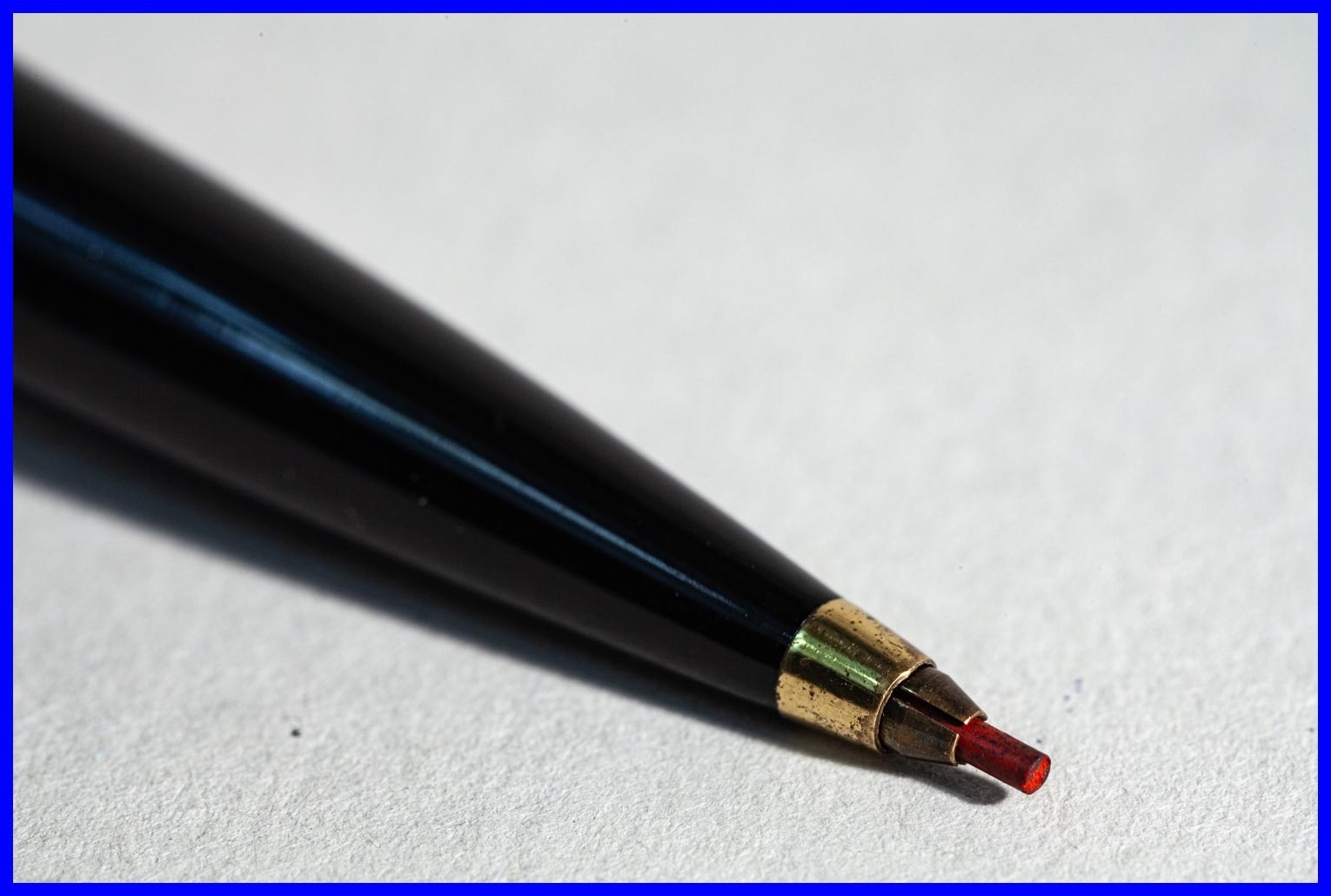 1960s GEHA N° 833 Pencil in Black & Gold for 1.18mm Leads