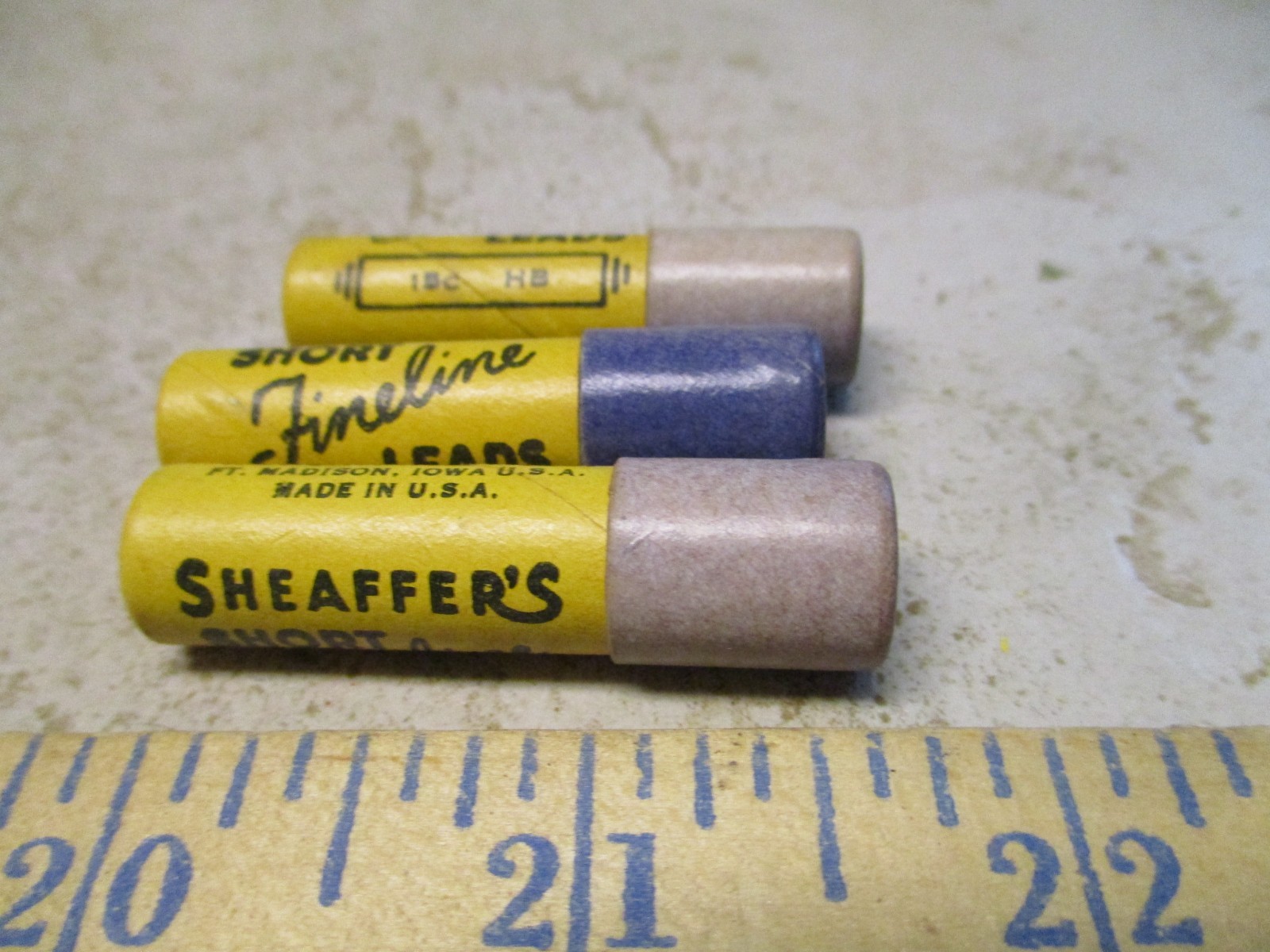 VTG Lot Sheaffers Super Smooth FIne line Leads 15c HB Lof of 3 HB 15C L20