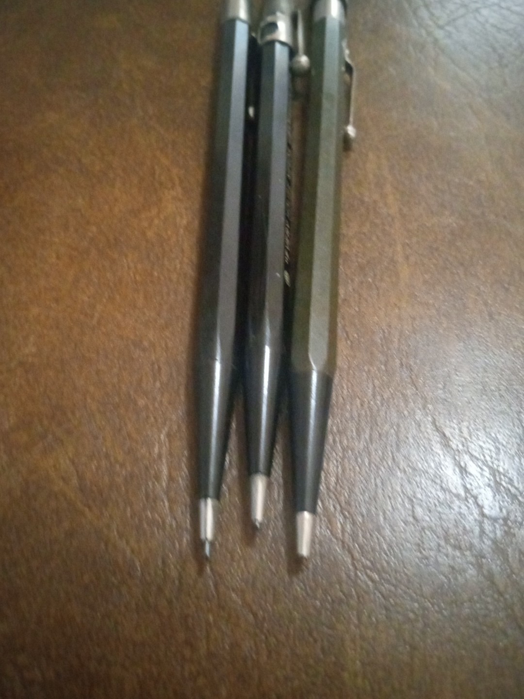 Vintage Realite Mechanical Pencils Lot Of 3 USA Light Damage Works Great Rare
