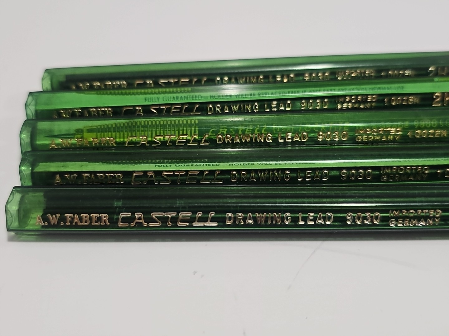 Lot Of A.W. Faber Castell Refill Leads Germany 2H , H REFILL leads Vintage