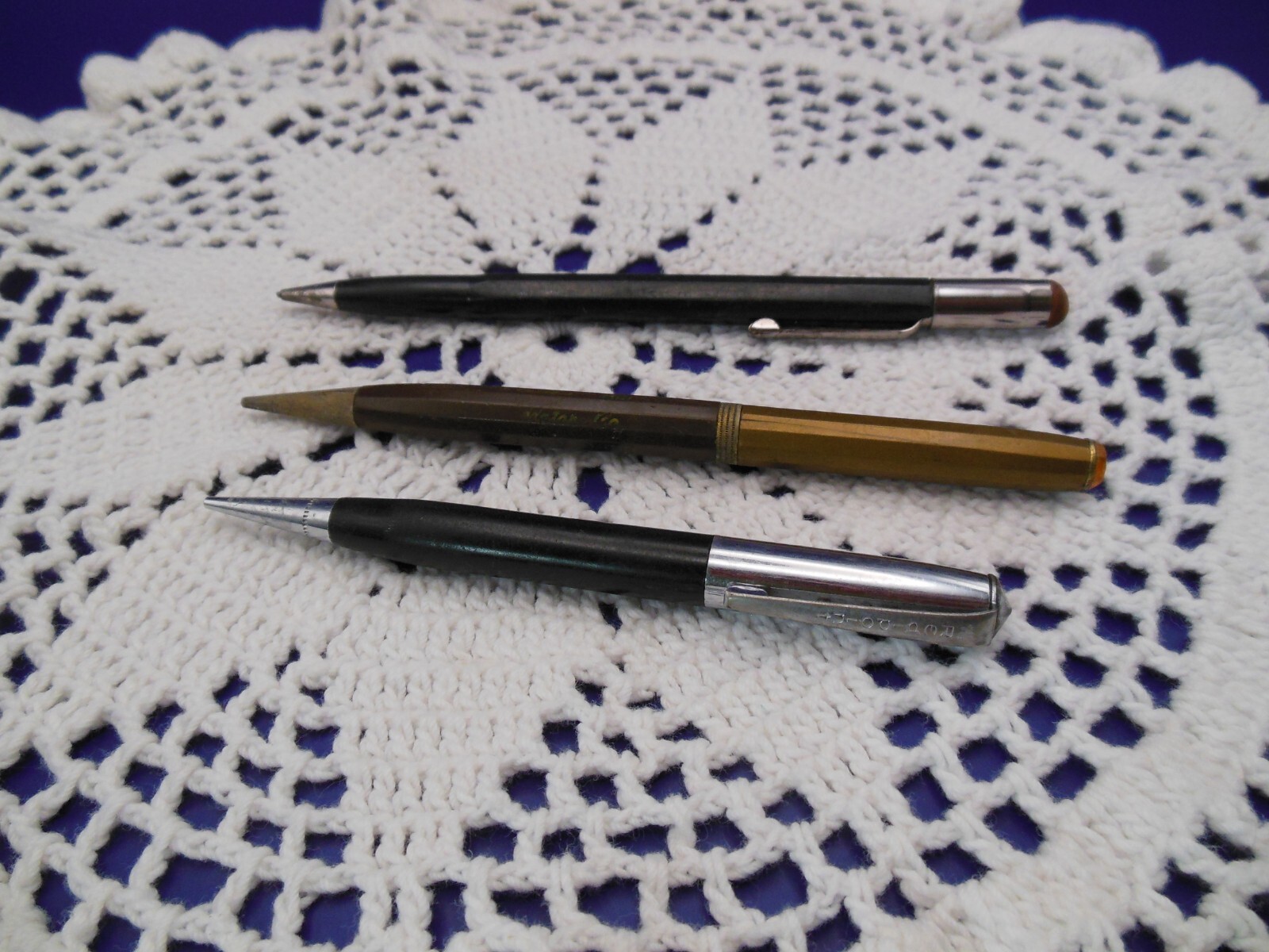 mechanical pencils vintage Lot of 3 for repair parts or restoration circa 1950s