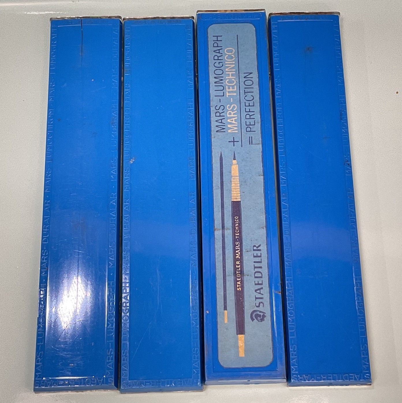 Staedtler Mars Lumograph No 1904 Mechanical Pencil Lead New & Used Lot HB 2H 4B