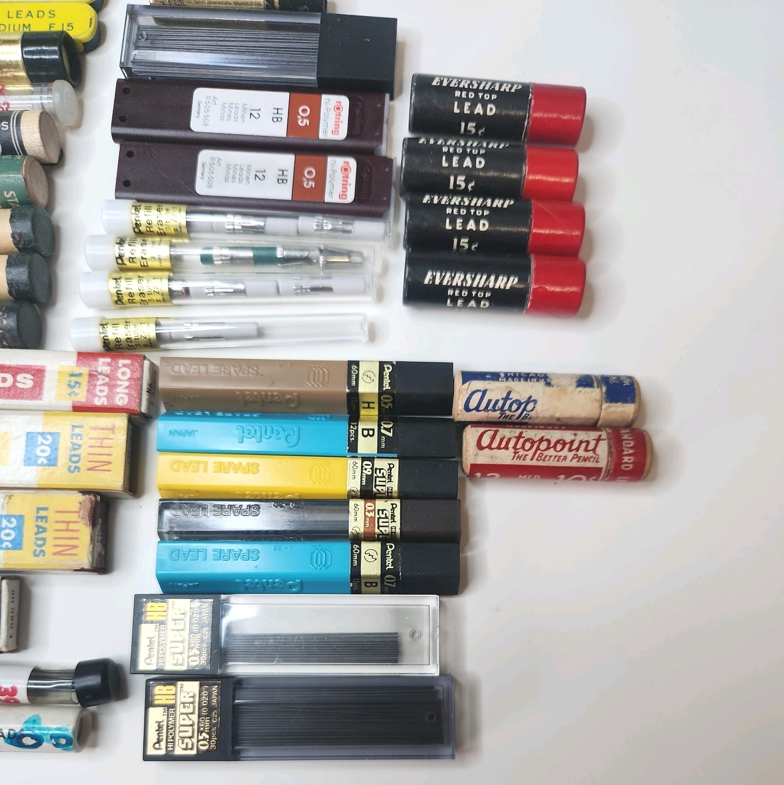 LARGE LOT VINTAGE PENCIL LEAD MECHANICAL