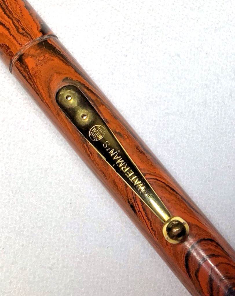 Waterman Pencil Red Ripple 56 Excellent Working Condition.